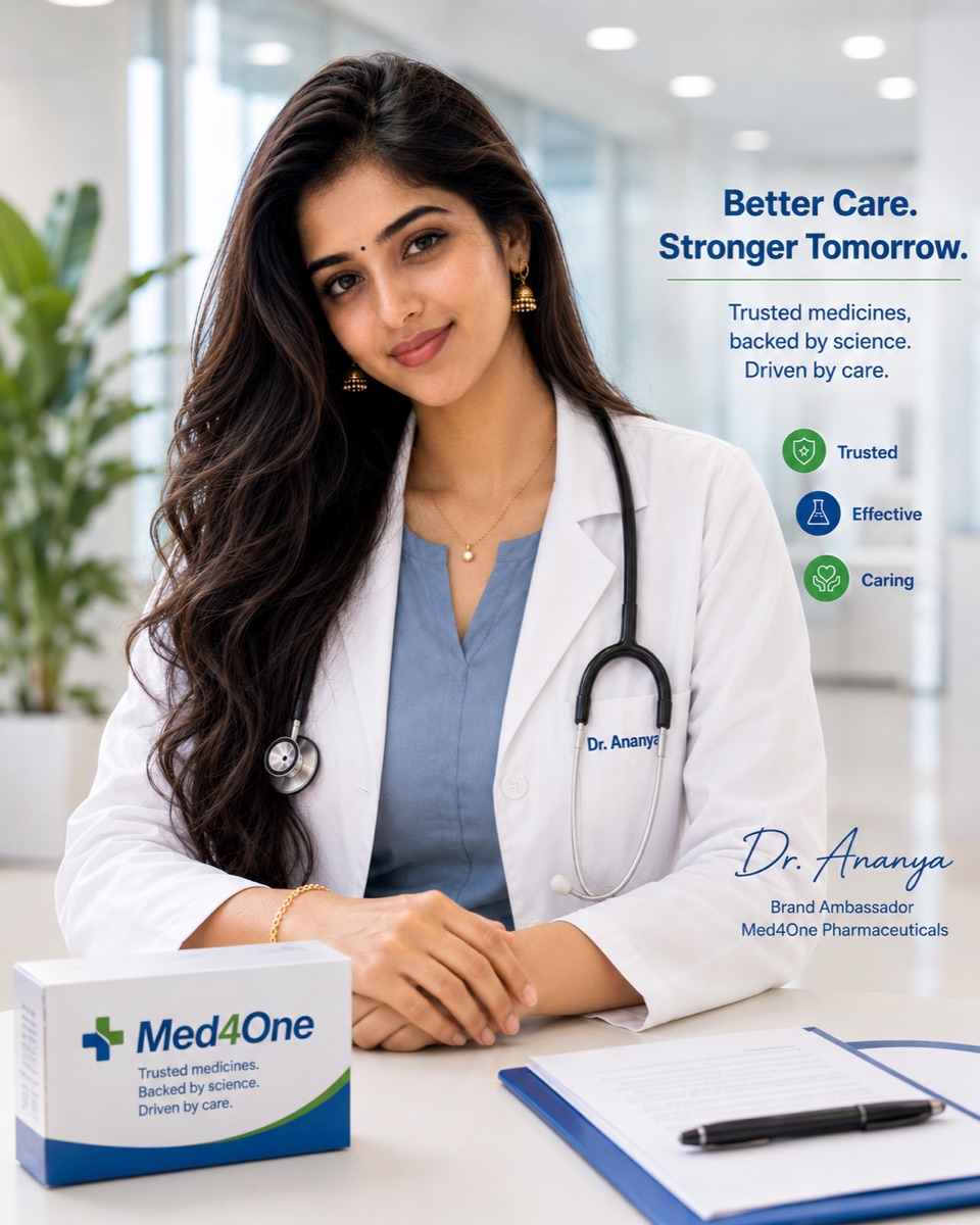 Dr. Ananya — Med4One brand ambassador